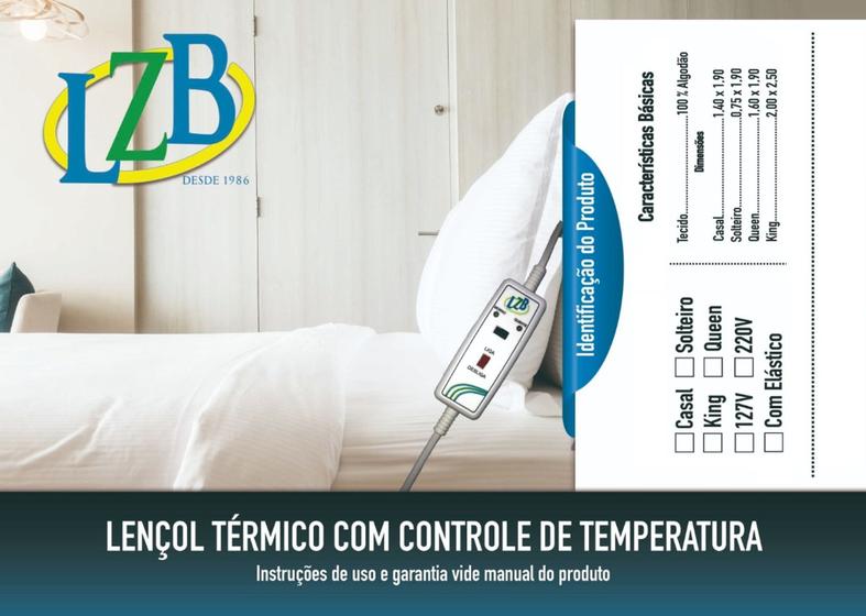 Lençol Térmico Casal Queen Com 2 Controles 2 Temperaturas Menor preço em Lençol Térmico Casal Queen Com 2 Controles 2 Temperaturas