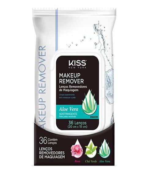 Imagem de Lenços Removedores Aloe Vera 200g - Kiss New York by Kiss