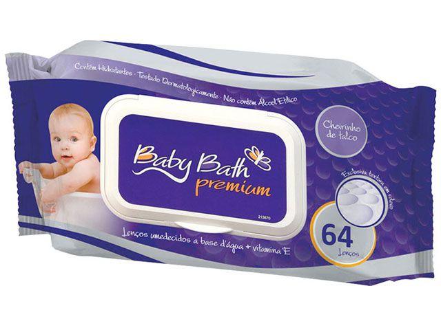 Imagem de Lenços Umedecidos Brasbaby Baby Bath Premium