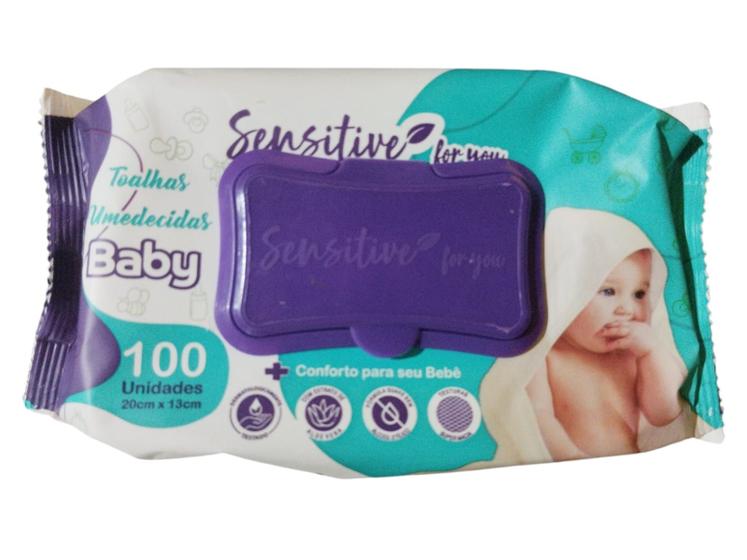 Imagem de Lenços Umedecidos da Baby Sensitive For You - Kit Com 12 Embalagens Com 100 Unidades cada