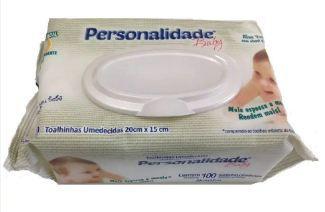 Lenços Umedecidos Personalidade Baby c/100 Menor preço em Lenços Umedecidos Personalidade Baby c/100