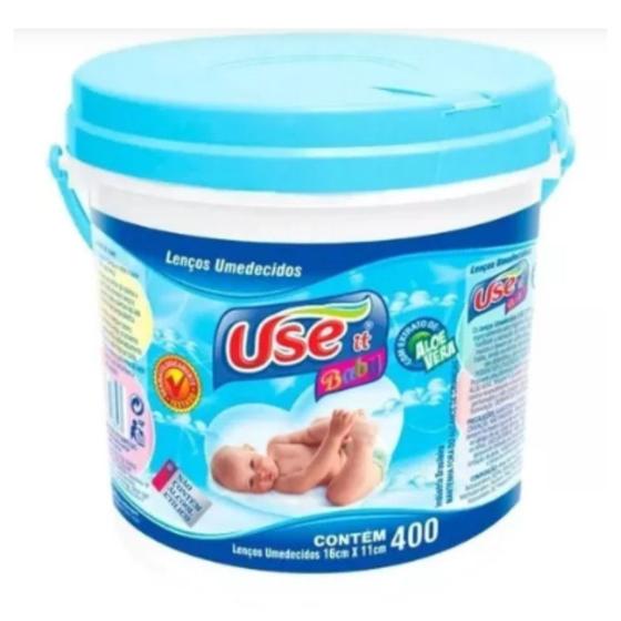Imagem de Lenços Umedecidos Use It Baby Balde Com 400 Toalhas