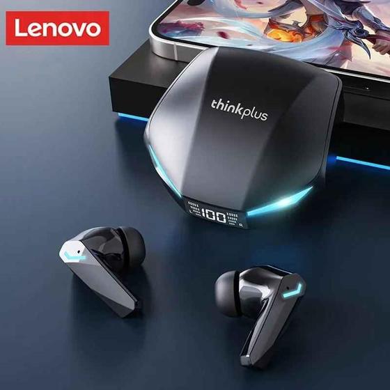 Imagem de Lenovo Fone de Ouvido GM2 Pro XT53 sem Fio, Bluetooth 5.3, Chamadas em Alta Definição, Headset com Microfone para Jogos.