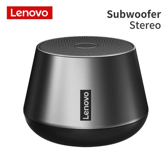 Imagem de Lenovo-K3 Pro Alto-falantes Bluetooth Sem Fio, Alto-falante Portátil, Leitor de Música com Microfone, Som Estéreo HiFi