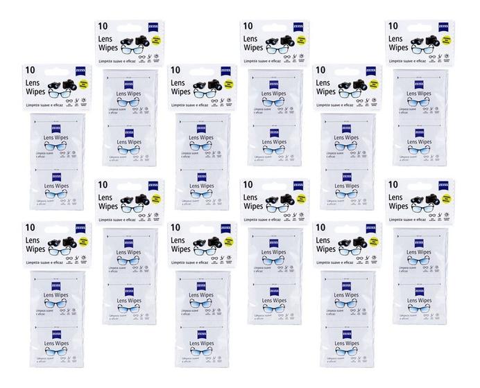 Lens Wipes Zeiss Leve 120 Pague 100 Unidades Menor preço em Lens Wipes Zeiss Leve 120 Pague 100 Unidades