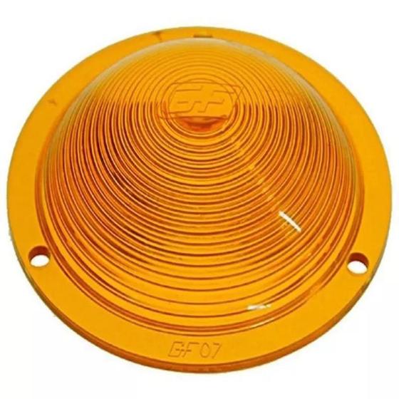 Lente Amarelo Lanterna Gf122 Delimitadora Redondo Menor preço em Lente Amarelo Lanterna Gf122 Delimitadora Redondo