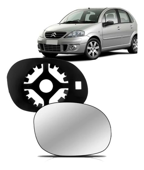 Imagem de  Lente com Base Retrovisor Citroen C3 2002 a 2012 / Xsara Picasso 1999 a 2011
