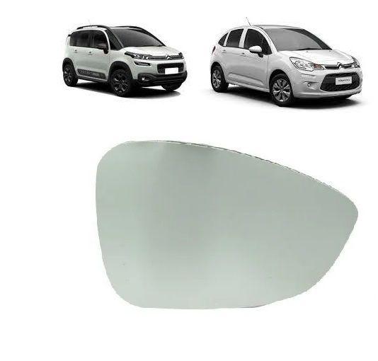 Imagem de Lente Com Base Retrovisor Citroen C3 C4 Aircross Direito