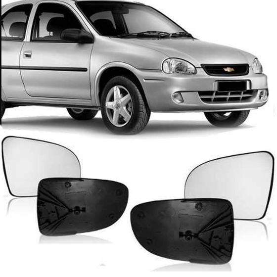 Imagem de Lente Com Base Retrovisor Corsa 94 95 96 97 98 99 00 01 02