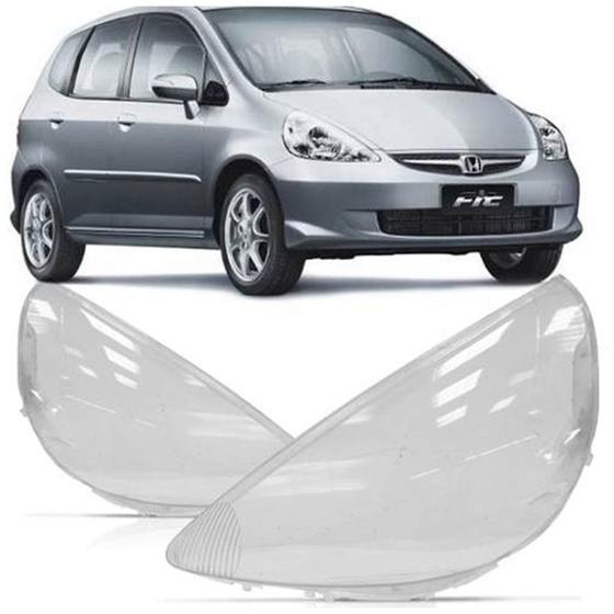 Imagem de Lente Dianteiro Farol Honda Fit 2004 2005 2006 2007 2008