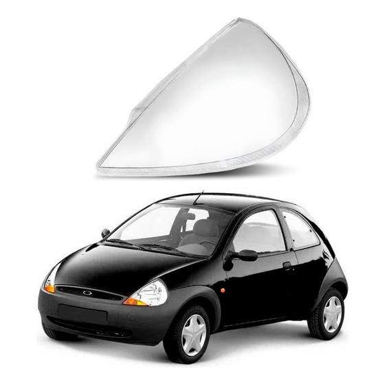 Imagem de Lente Do Farol Lado Esquerdo Ford Ka 1.0 1.3 1997 A 1999