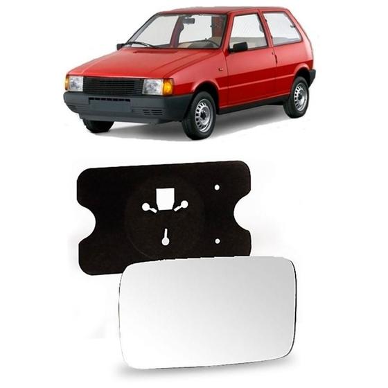 Imagem de Lente Espelho Fiat Uno Premio Elba 1985/1990 C/Base Esquerda