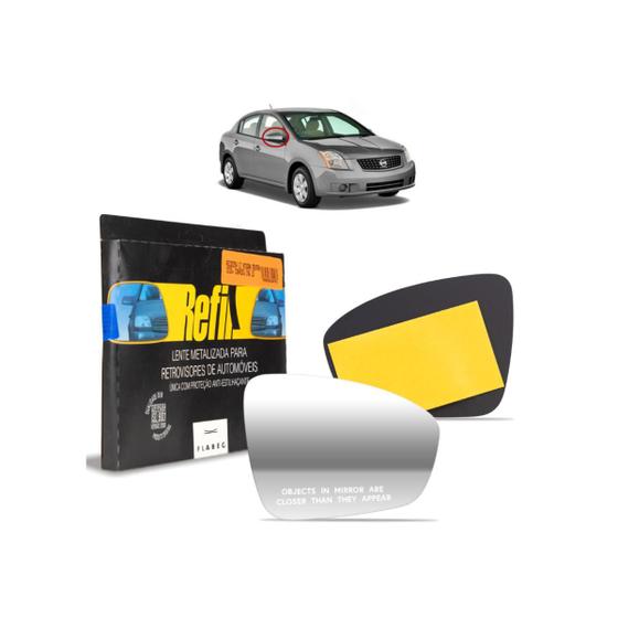 Imagem de Lente Espelho Retrovisor Sem Base Convexo Ing Direito Sentra