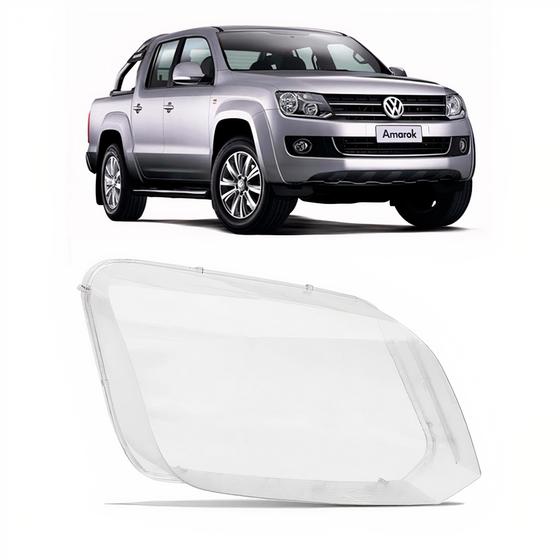 Imagem de Lente Farol Amarok 2010 2011 2012 13 14 15 16 17 18 2019 Lado Direito