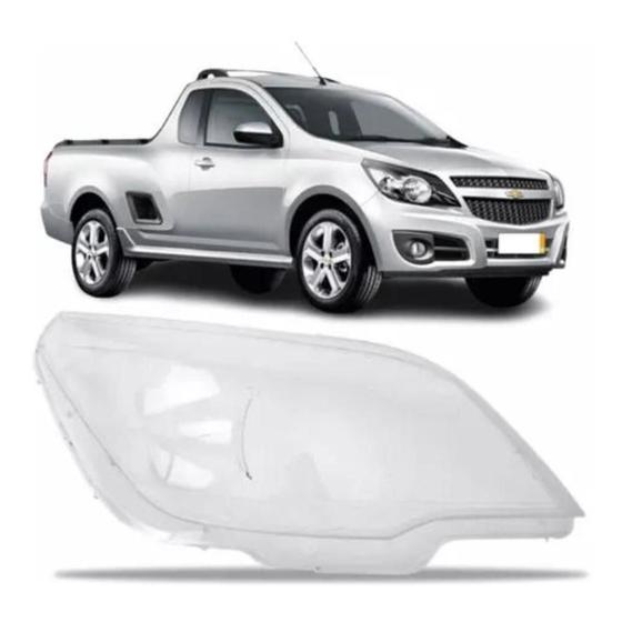 Imagem de Lente Farol Dianteiro Chevrolet Agile Montana  2009 2010 Á 2014