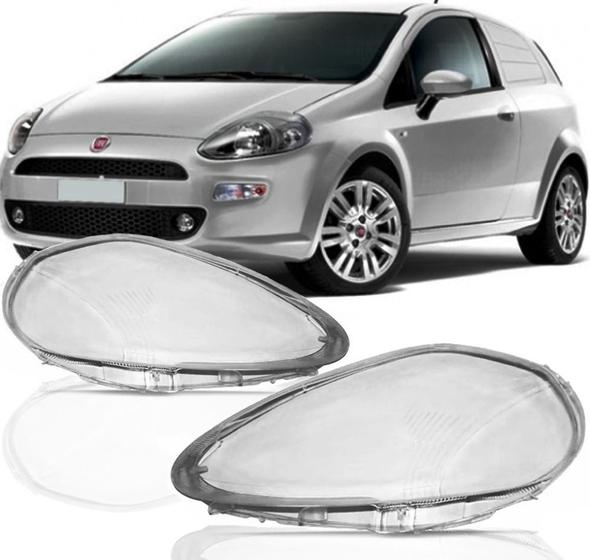 Imagem de Lente Farol Fiat Punto 2008 2009 2010 2011 2012 - Unidade