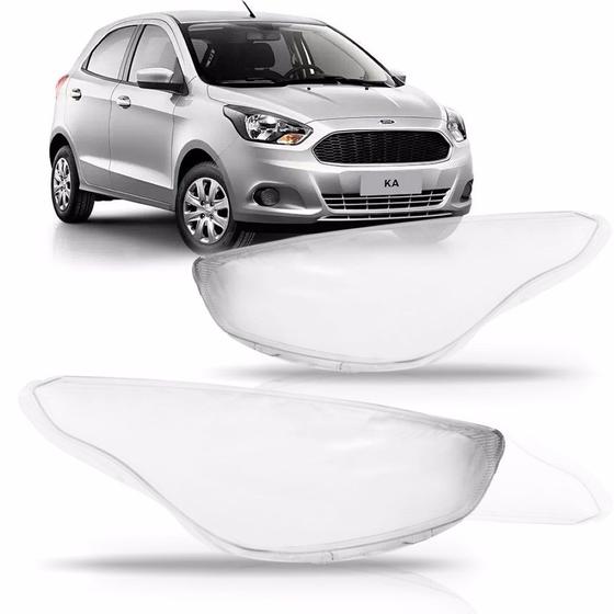 Lente Farol Ford Ka Hatch Sedan 2015 A2018 Menor preço em Lente Farol Ford Ka Hatch Sedan 2015 A2018