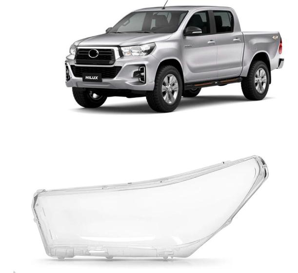 Imagem de Lente Farol Hilux 2016 2017 2018 2019 2020 Pick-Up