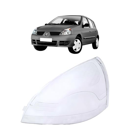 Imagem de Lente Farol Renault Clio 2003 A 2012 Esquerdo