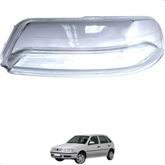 Imagem de Lente farol volkwagen gol g3 1999 a 2005 esquerdo