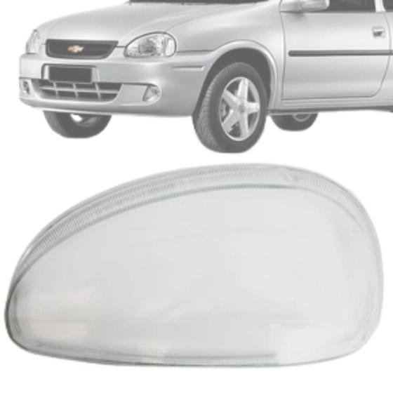 Imagem de Lente lisa acrilico farol corsa  2000 a 2002 lado esquerdo