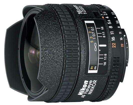 Imagem de LENTE NIKON 16mm f/2.8D AF FISHEYE - OLHO DE PEIXE