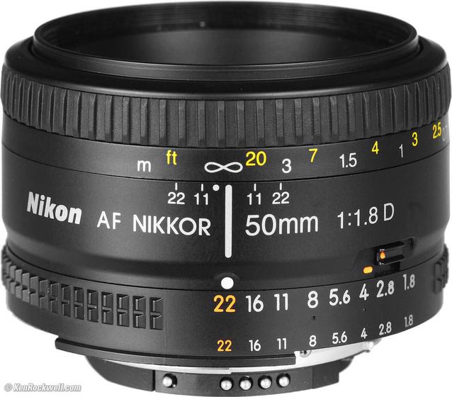 Imagem de Lente Nikon 50mm f/1.8D AF Nikkor