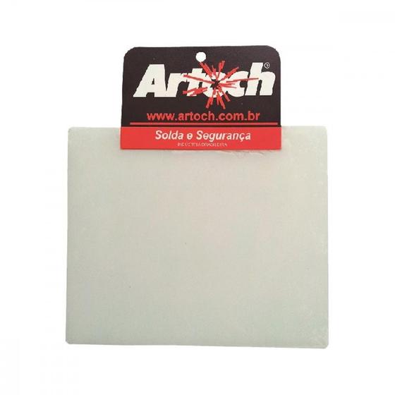 Imagem de Lente Protetora Artoch Para Mascara Fixa Regulavel  7058 ./ Kit Com 10