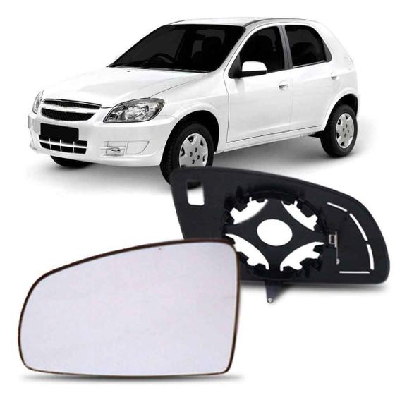 Imagem de Lente Retrovisor Com Base Chevrolet Celta Meriva Prisma 2007