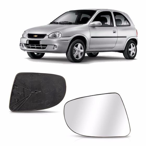 Imagem de Lente Retrovisor Com Base Corsa 1996 A 2002