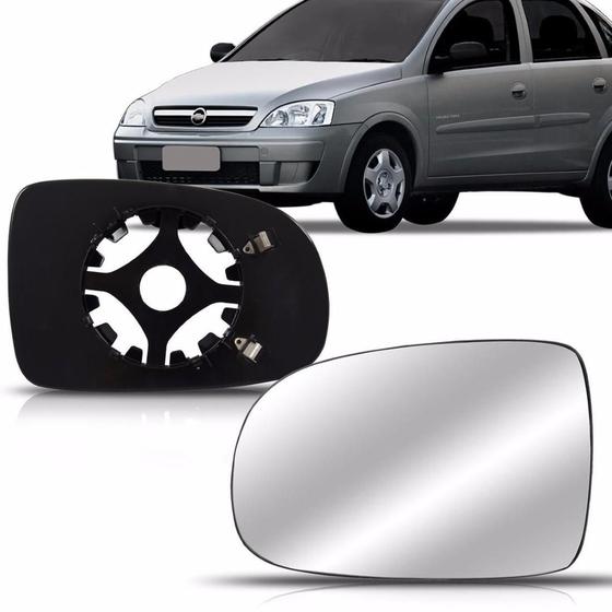 Imagem de Lente Retrovisor Com Base Corsa Montana 2003 A 2009