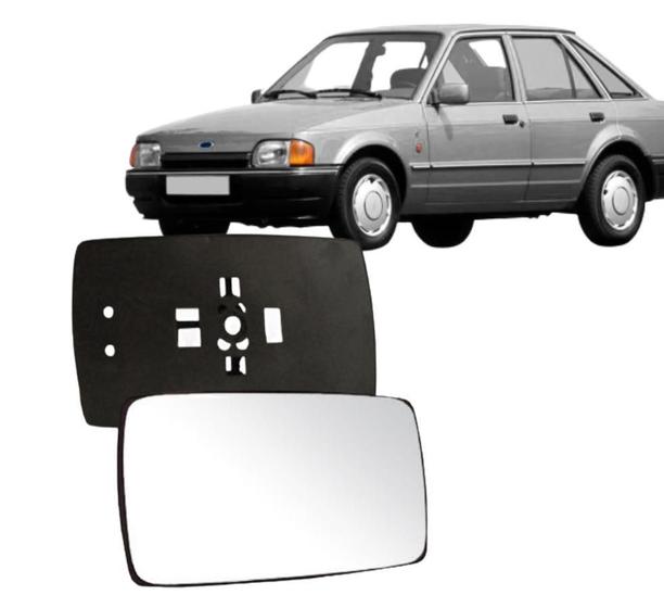 Imagem de Lente Retrovisor Com Base Escort Com Controle Lado Esquerdo