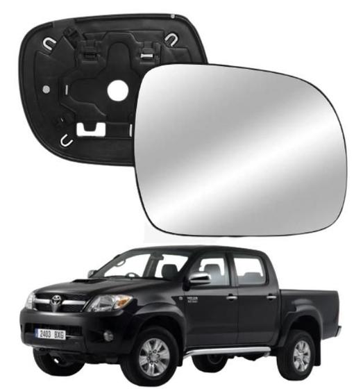 Imagem de Lente Retrovisor Com Base Hilux 05-11 Ld Esquerdo