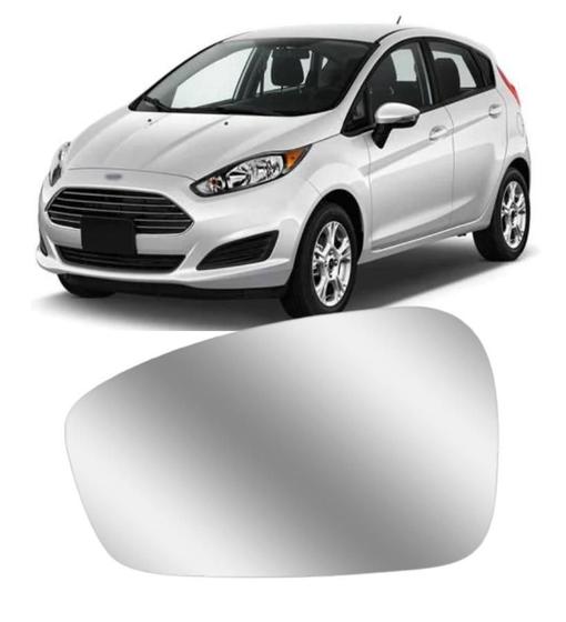Imagem de Lente Retrovisor Com Base New Fiesta 2012 Diante Ld Esquerdo
