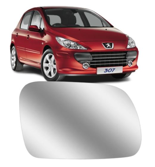 Imagem de Lente retrovisor com base peugeot 307 lado esquerdo
