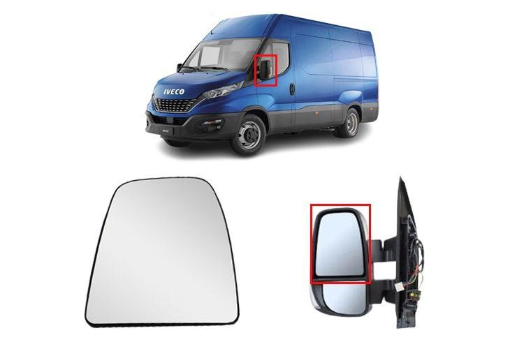 Imagem de Lente retrovisor iveco daily (2020/...) (superior) ( lado esquerdo )