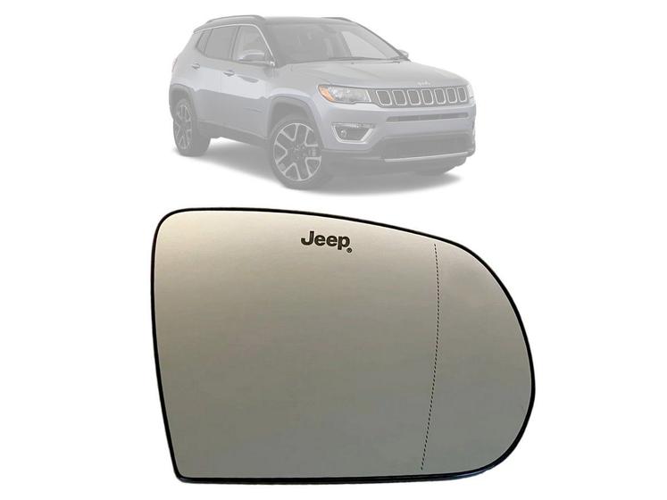 Lente Retrovisor Jeep Compass 2017 Em Diante Passageiro Menor preço em Lente Retrovisor Jeep Compass 2017 Em Diante Passageiro