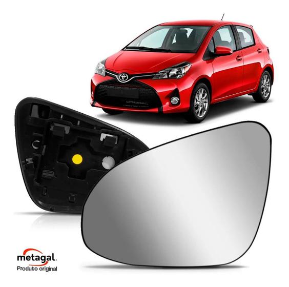 Imagem de Lente Retrovisor Toyota Yaris  / 18 a 22 - Lado Direito (Passageiro)