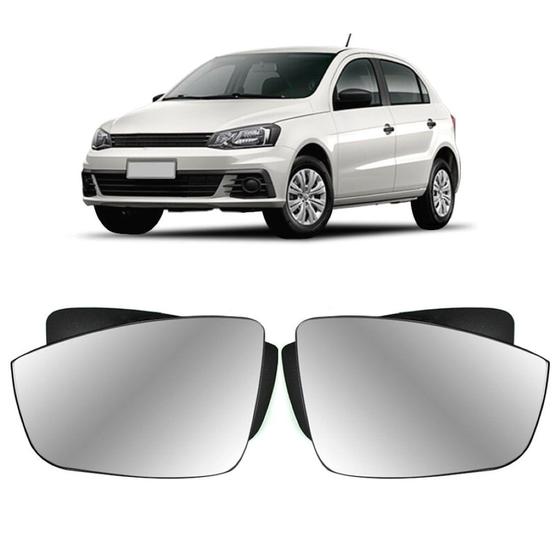 Imagem de Lente Retrovisor Vw Gol 2010 a 2019 Escolha o Lado