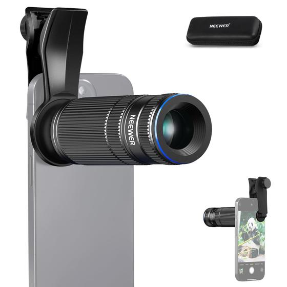 Imagem de Lente telefoto Neewer LS-36 PRO 7X com ampliação para iPhone