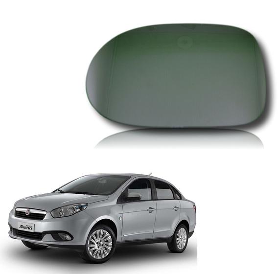 Imagem de Lente Vidro Espelho Retrovisor Fiat Gran Siena - Esquerdo 97135