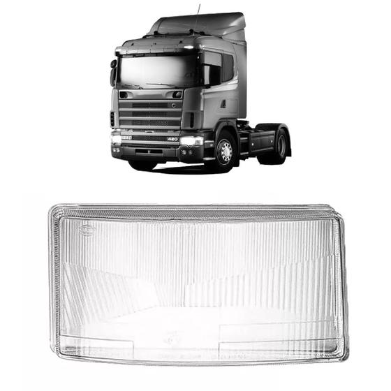 Imagem de Lente Vidro Farol Compatível Scania Série 4 114 124 Ld ou LE