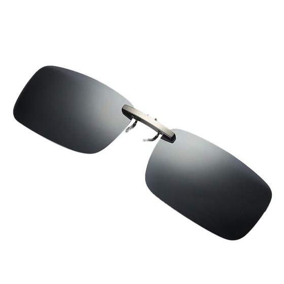 Imagem de Lentes Clip On Sobrepõe Óculos Polarizada e com Proteção UV400