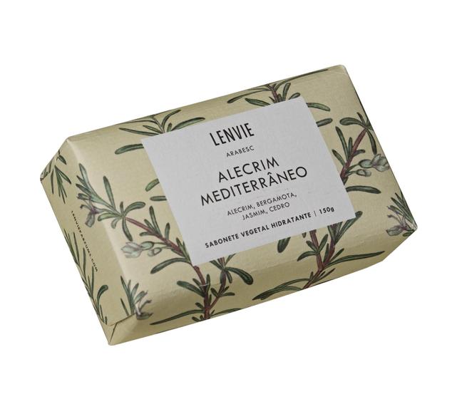 Imagem de Lenvie Sabonete em Barra Alecrim Mediterrâneo 150g