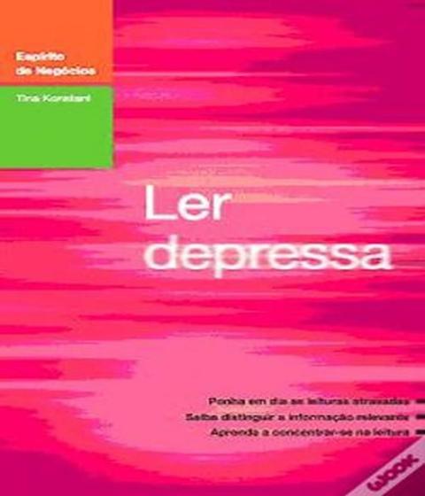 Imagem de Ler depressa - ACTUAL EDITORA