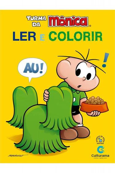 Imagem de Ler e colorir Cebolinha - Capa fosca