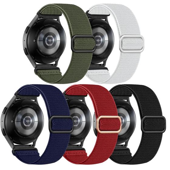 Imagem de Lerobo Pulseira 20mm Nylon Elástico Compatível Samsung Galaxy (Multicor)