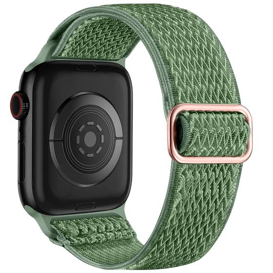 Imagem de Lerobo Pulseira Trançada Compatível com Apple Watch (Verde Pinho)
