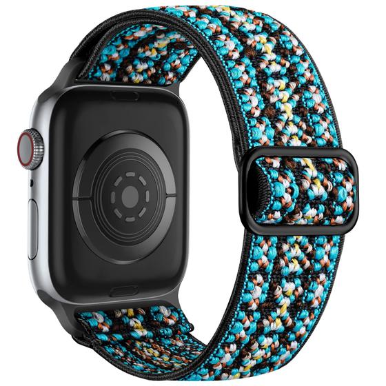 Imagem de Lerobo Pulseira Trançada Nylon Solo Loop p/ Apple Watch (Boho Green)