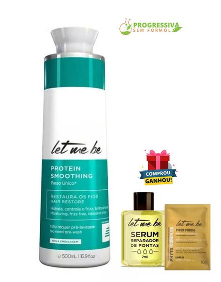 Imagem de Let Me Be Progressiva Smoothing Protein Sem Formol - 500ML